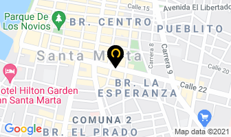 Mapa de Almacén Lady Store en Santa Marta