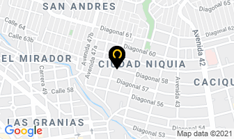 Mapa de Almacén Las Hojas en Medellín