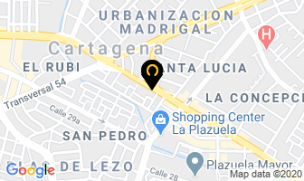 Mapa de Almacén Licuacentro en Cartagena