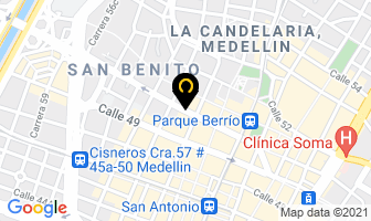 Mapa de Almacén Luces & Luces en Medellín