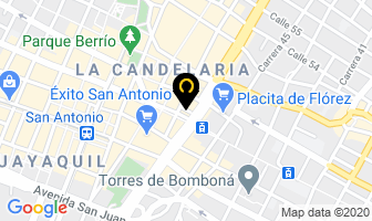 Mapa de Almacén Martha Pilas en Medellín