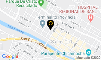 Mapa de Almacen Mau en San Gil