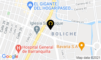 Mapa de Almacén Max Motor en Barranquilla