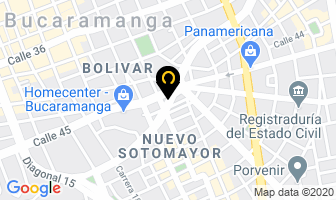Mapa de Almacén Maxifrenos en Bucaramanga