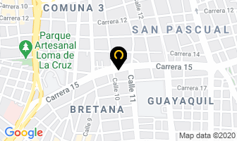 Mapa de Almacen Mazda - Fiat en Cali