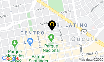 Mapa de Almacén Megafrío en Cúcuta