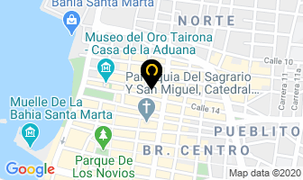 Mapa de Almacén Megamarcas en Santa Marta