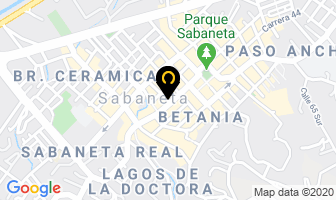 Mapa de Almacén Metrollaves en Sabaneta