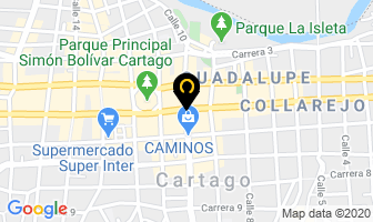 Mapa de Almacén Mil Novedades en Cartago