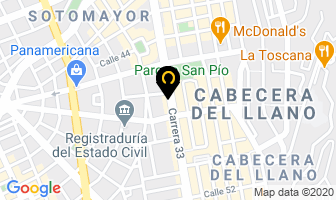 Mapa de Almacen Milin en Bucaramanga
