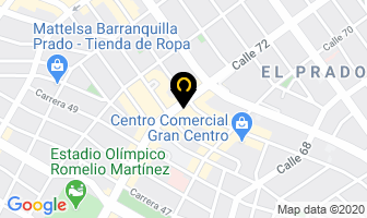 Mapa de Almacén Militar Todomil en Barranquilla