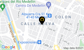 Mapa de Almacen Mitsubishi O.o.s. en Medellín