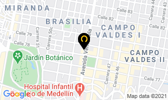 Mapa de Almacén Moto Perea en Medellín