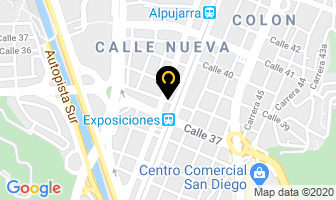 Mapa de Almacén moto veloz en Medellín