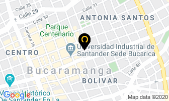 Mapa de Almacen Mudesa en Bucaramanga