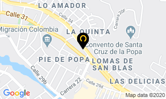 Mapa de Almacén Multi - Cauchos en Cartagena