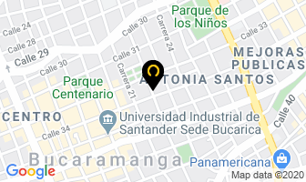 Mapa de Almacen Multi Deportes en Bucaramanga