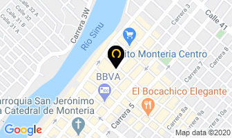 Mapa de Almacén Multitelas en Montería