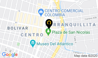 Mapa de Almacén Nicolás en Barranquilla
