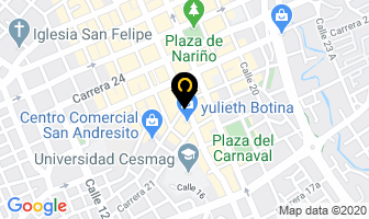 Mapa de Almacén Ordoñez en Pasto