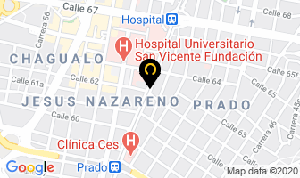 Mapa de Almacén Ortomédico en Medellín