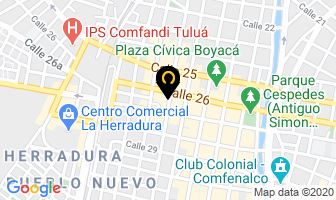 Mapa de Almacén Ossa en Tulua