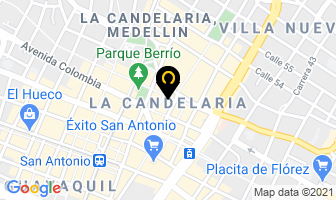 Mapa de Almacen Overoll en Medellín