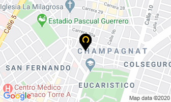 Mapa de Almacén Pequeños Angelitos en Cali