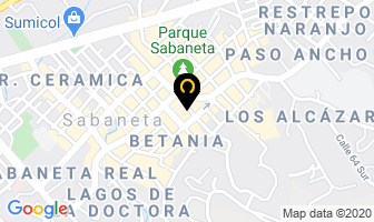 Mapa de Almacén Pietrasanta en Sabaneta