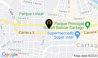 Mapa de Almacén Pio X en Cartago