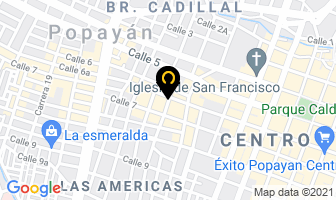 Mapa de Almacén Player en Popayán
