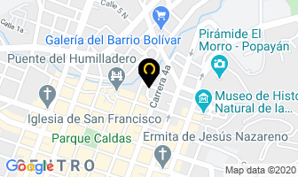 Mapa de Almacén Proagro en Popayán