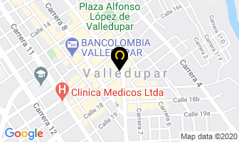 Mapa de Almacén Prontamoda en Valledupar