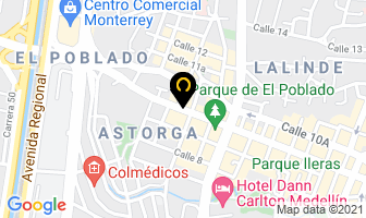 Mapa de Almacén Público en Medellín