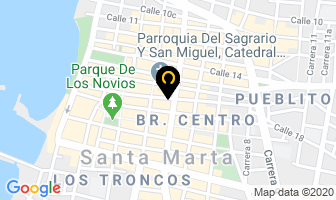 Mapa de Almacén Robertico en Santa Marta