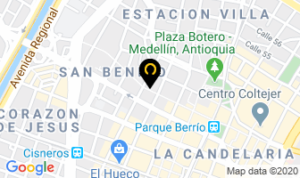 Mapa de Almacén Romos Sport en Medellín