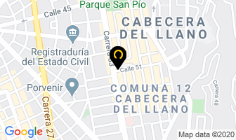 Mapa de Almacen Ropa Para Bebe en Bucaramanga