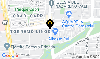 Mapa de Almacén Sand-soccer en Cali