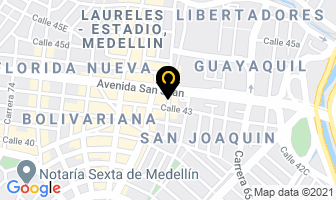Mapa de Almacen Serdap E.u. en Medellín
