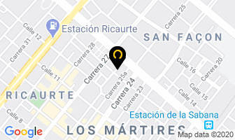 Mapa de Almacén Sólo-sierras Ltda. en Bogotá D.C