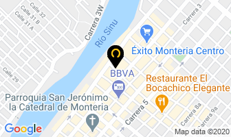 Mapa de Almacén Sport en Montería