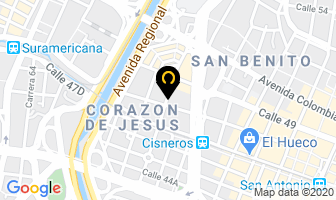 Mapa de Almacen Sus Llantas en Medellín