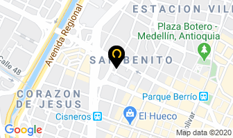 Mapa de Almacen Tecnibombas Ltda. en Medellín