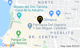 Mapa de Almacén Telerepuestos en Santa Marta