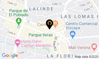 Mapa de Almacén Terrazas en Medellín