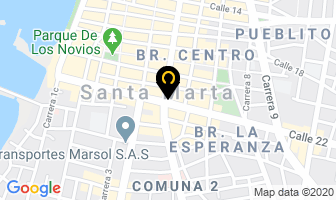 Mapa de Almacén Texmundo en Santa Marta