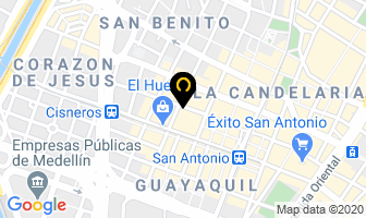 Mapa de Almacén Todo Lycras en Medellín