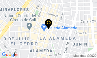 Mapa de Almacén Todo Telas en Cali