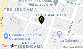 Mapa de Almacen Todoelectrico Ltda en Cali
