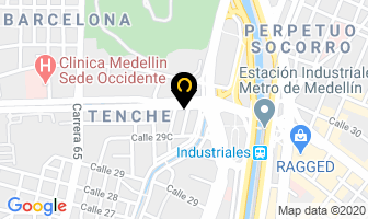 Mapa de Almacen Tornifer Ltda en Medellín